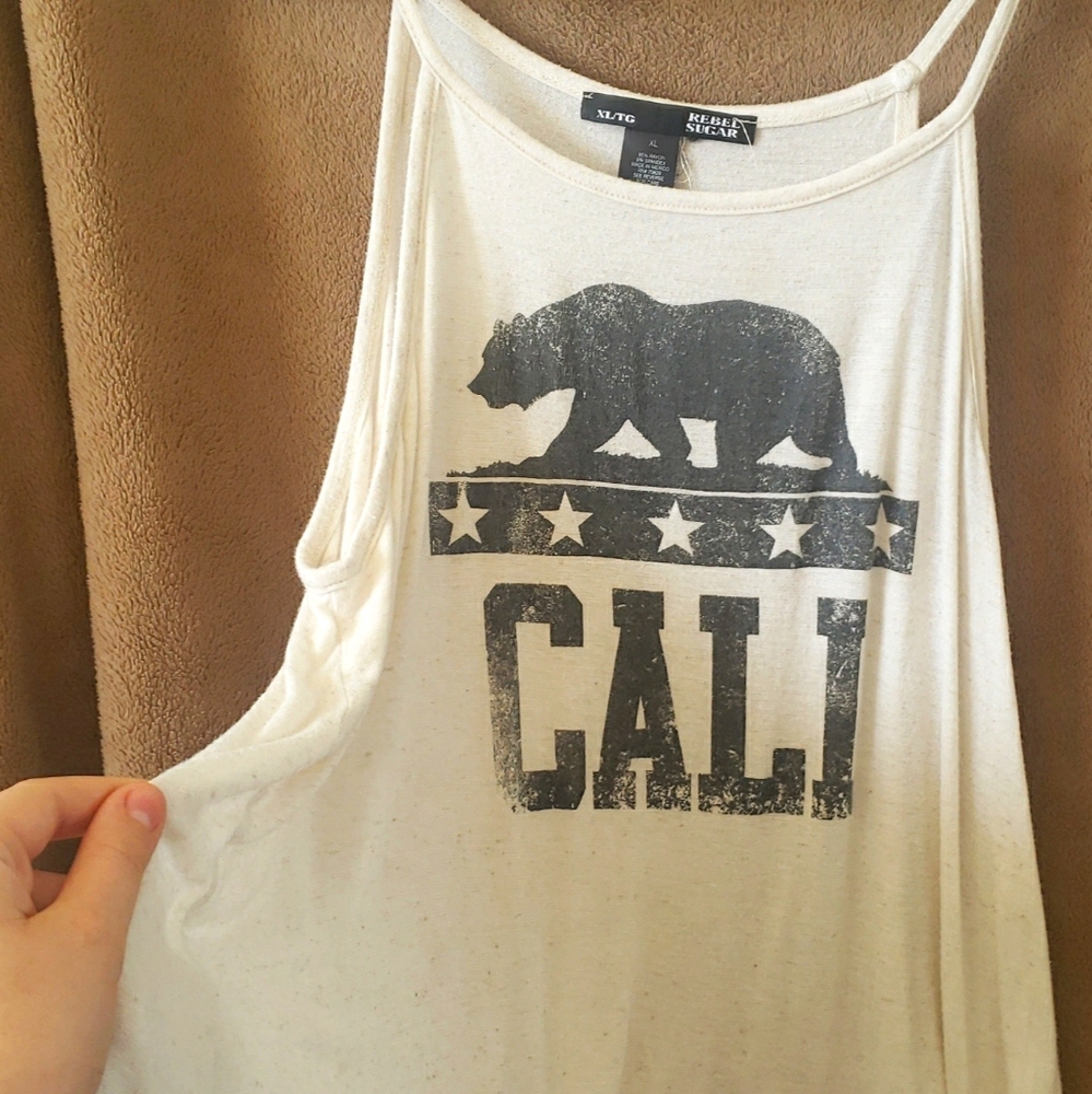 Cali bear tank top rebel sugar tank top